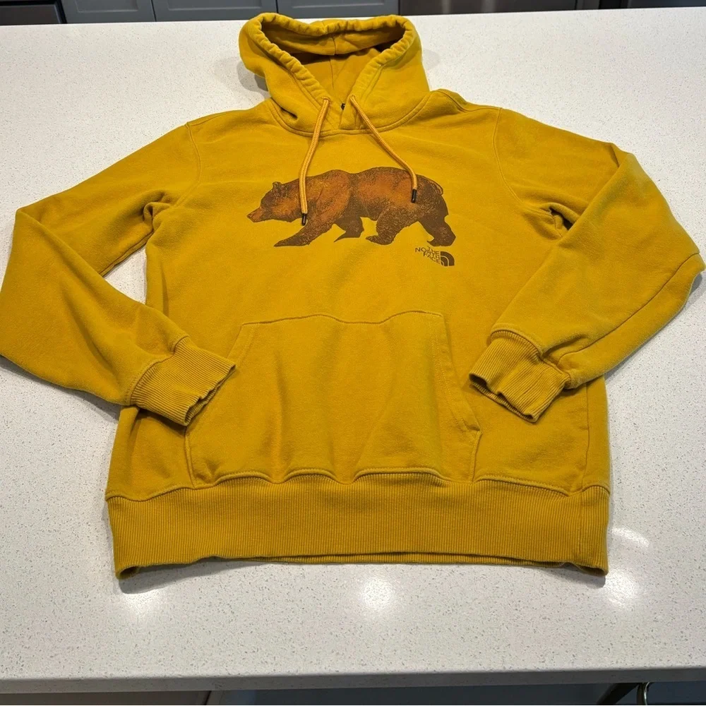 The North Face Yellow Sweatshirt, Men’s, Size S